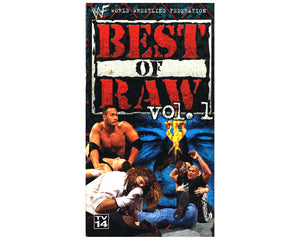 WWF BEST OF RAW VOL. 1 VHS TAPE