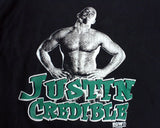 ECW JUSTIN CREDIBLE T-SHIRT LG