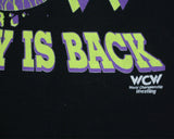 WCW JESSE VENTURA THE BODY IS BACK T-SHIRT LG