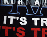 WWF KURT ANGLE 'IT'S TRUE' T-SHIRT XXL
