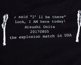FMW SCRATCH LOGO / EXPLOSION MATCH IN USA T-SHIRT XL