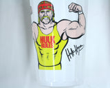 WWF HULK HOGAN 1989 PLASTIC CUP