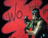 WCW NWO HOLLYWOOD HOGAN SPRAYPAINT SHIRT LG