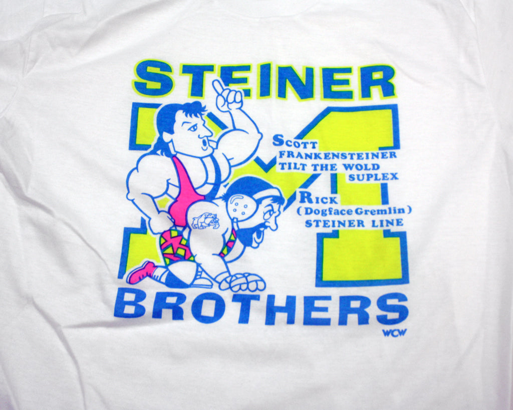 WCW STEINER BROTHERS T-SHIRT MED – stashpages
