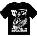W*ING LEATHER FACE CHAINSAW MASSACRE T-SHIRT (JAPANESE IMPORT)