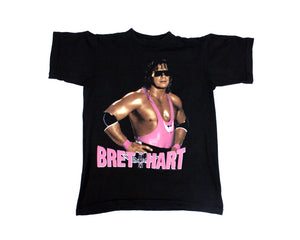 WWF BRET HART 1992 T-SHIRT MEDIUM