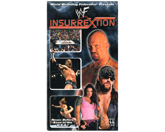 WWF INSURREXTION 01 VHS TAPE