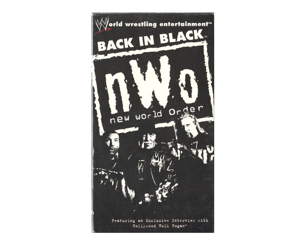 WWE NWO BACK IN BLACK VHS TAPE