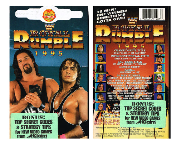 WWF ROYAL RUMBLE 95 VHS TAPE