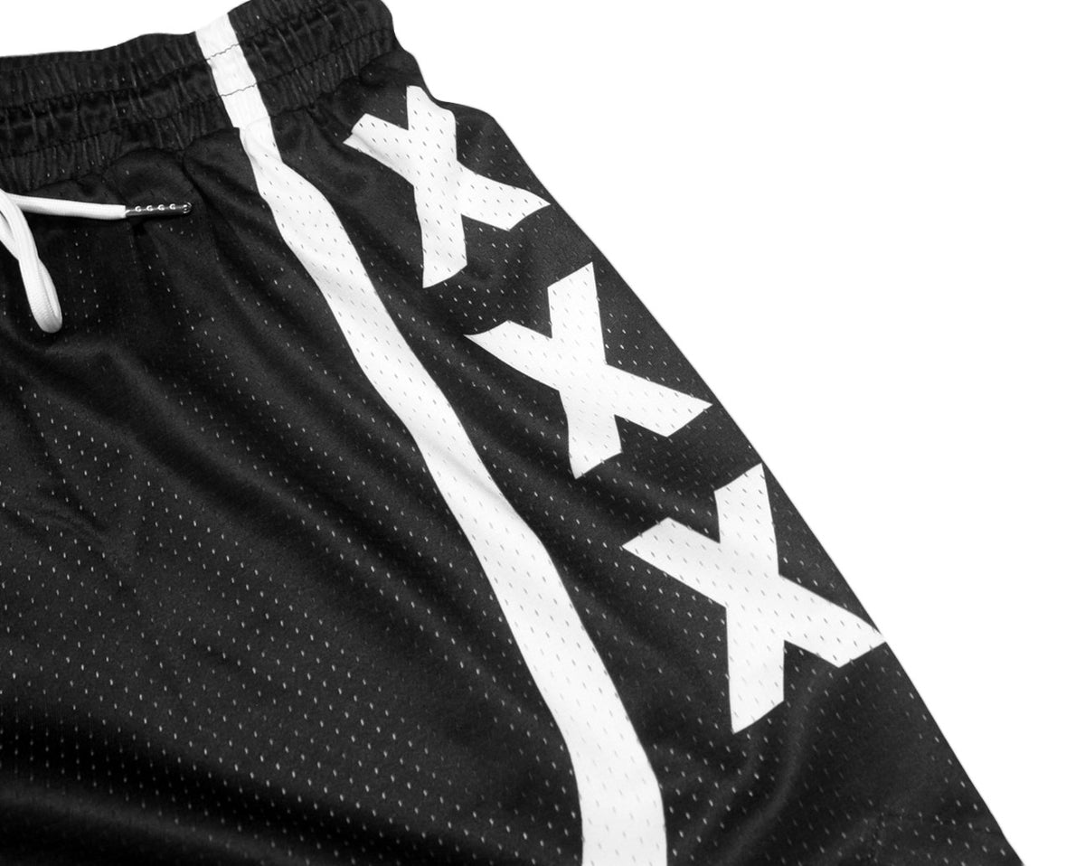 2XL ONLY XXX SHORTS BLACK [5 INCH INSEAM] stashpages