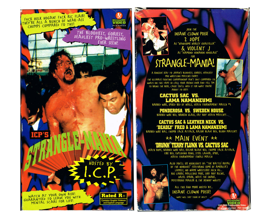 STRANGLE MANIA VHS TAPE – stashpages