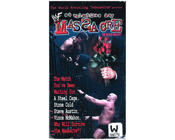 WWF ST. VALENTINE'S DAY MASSACRE VHS TAPE